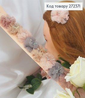 Заколка детская стрела Корона с камнями 5см, 10шт/уп 272371 фото