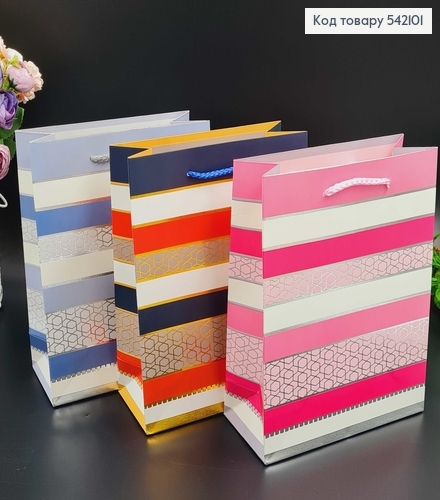 Пакет бумажный "Геометрические Лабиринты", 18х23х8см, в ассорт. 542101 фото 4