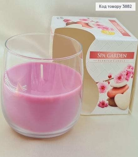Аромасвечи стакан BISPOL Сад Спа 130 г / 24 часов, 71-254 312039 фото 1