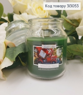 Аромасвеча в банке BISPOL Зимние Дерево 120г/28 часов 71-348 313053 фото