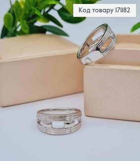 Перстень родованный с перепонками, Xuping 171182 фото