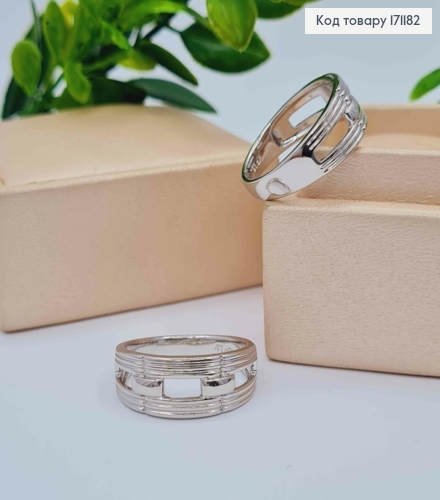 Перстень родованный с перепонками, Xuping 171182 фото 1