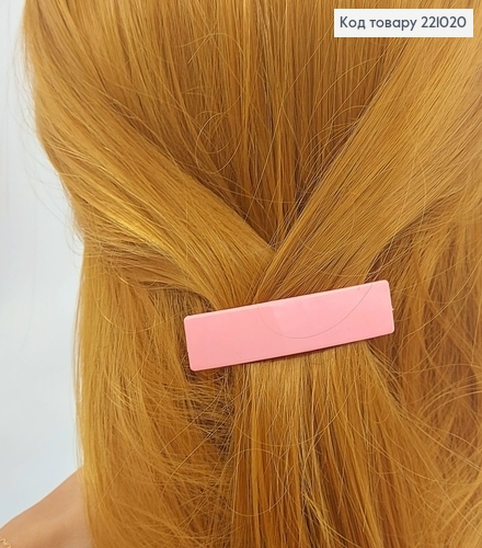 Заколка автомат цветной 6 см в ассорт. 221020 фото 4