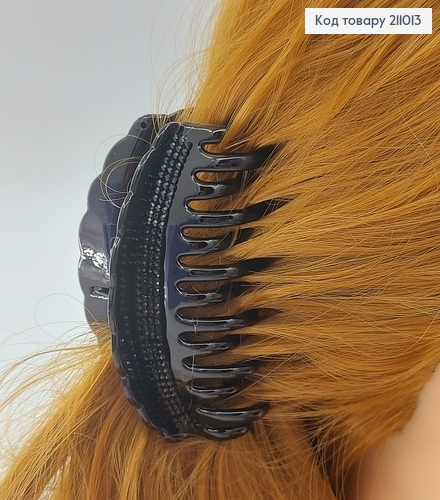 Краб пластик с черными камнями двойной 9 см 211013 фото 1