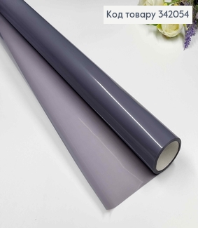 Пленка однотонная, "СТЕКЛО", цвет ГРАФИТОВЫЙ, рулон 68см *8,5ярдА, , 65мкр 342054 фото