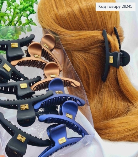 Краб пластик, матовий, "ДУГА", розмір 9,5см, Кольори в асортименті 211245 фото 1