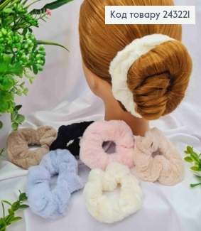 Резинка об'ємна ПУШОК,  діаметр 9см, Кольори в асортименті 243221 фото