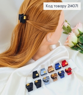 Краб каучук с брошью класическое  3 см в асс. 12 шт/уп 214071 фото