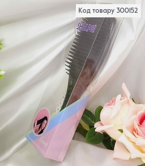 Щетка для волос, "Shulimei" (тангл тизер), Черная, большая(21*6), качественная 300152 фото