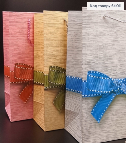 Пакет бумажный средний Бант 32,5х25,5 см в асс. 541011 фото 2