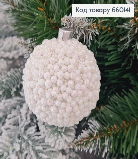Іграшка куля 60мм Декор БІЛА, Україна 660141 фото