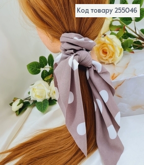 Резинка Твилли, Пудра горох, 9*27см (ручная работа, Украина) 255046 фото