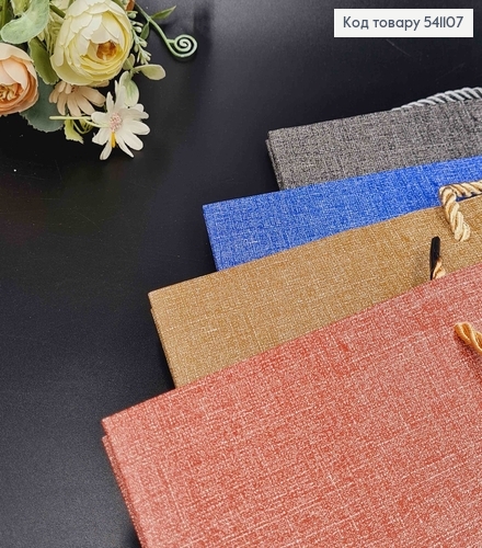 Пакет паперовий "Імітація тканини" 45*34*18см в асорт. 541107 фото 2