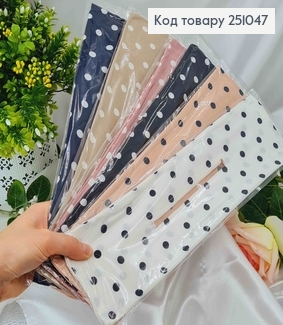 Тканинний Твістер для волосся, в горошок, 34*9,5см, кольори в асорт. 251047 фото