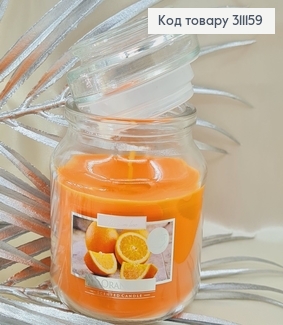 Аромасвечи в банке BISPOL Апельсин 120 г / 28 часов 71-63 313030 фото
