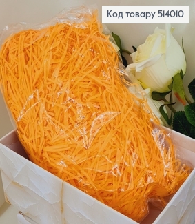 Наполнитель тишью оранжевый 100 гр 514010 фото