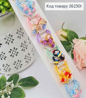 Набор детских резинок, С сказочными принцессами, 30шт/наб 262301 фото