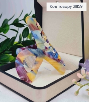 Краб пластик (акрил), ПЕТЕЛЬКА, 8см, Разноцветно-яркого цвета 211159 фото