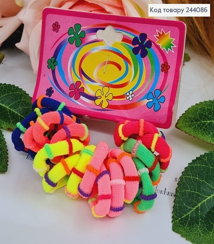 Резинки детские Яркие, 20шт/уп. 244086 фото 1
