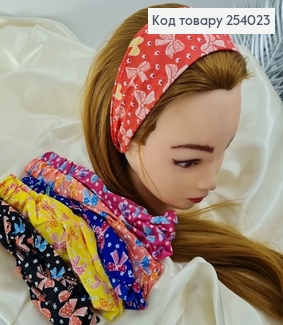 Повязка с бантиком в ассорт. 254023 фото