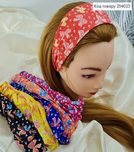 Повязка с бантиком в ассорт. 254023 фото 1