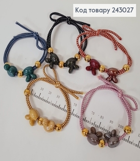 Резинка Зайчики в асорт.10 шт / уп ціна за уп. 243027 фото