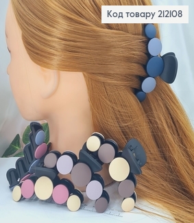 Краб пластик Дуга, 8,5см, кольоровий в асорт.  212108 фото