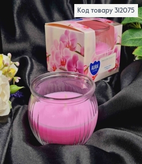 Аромасвічка стакан AURA "Delicate blossom", 80 г/18 годин, 69-421 312075 фото