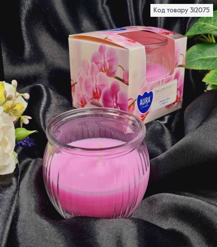 Арома свеча стакан AURA "Delicate blossom", 80 г/18 часов, 69-421 312075 фото 1