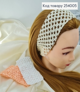 Повязка вязаная (заготовка) 15*7 см в ассорт. 254005 фото