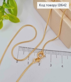 Цепочка плетения СНЕЙК, длина 35см Xuping 18K 121642 фото