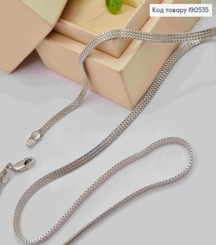 Цепочка родственная тройное КАКОРНОЕ плетение, ширина 3мм, длина 50см, Xuping 190535 фото 1