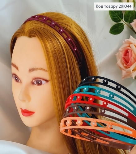 Обруч каучук Цветы в асс. 291044 фото 1