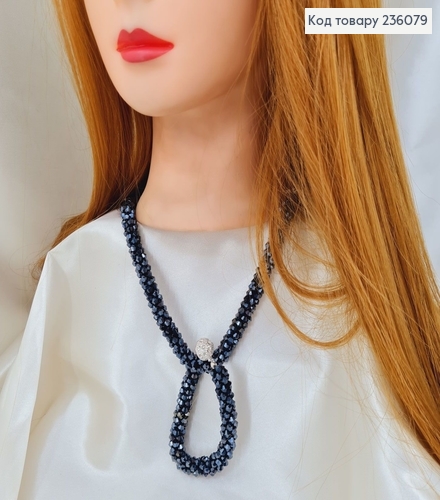 Набір Колье та браслет зі стіклярусу металік 236079 фото 1