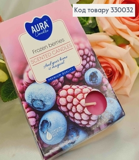 Аромасвічка таблетка BISPOL Заморожеві ягоди  6 шт/4 годин, 15-314 330032 фото