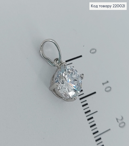 Кулон с камнем 8мм 220021 фото 1