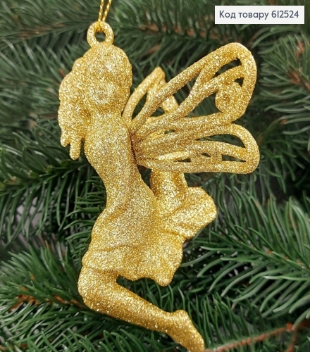 Новогодняя фигура  Блеск Фея на цветку ЗОЛОТО, 11*10см, Украина 612524 фото 1