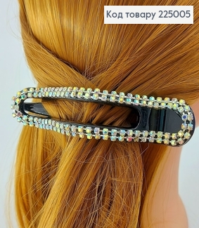 Заколка стрела пластик с камнями (для густых волос) 225005 фото