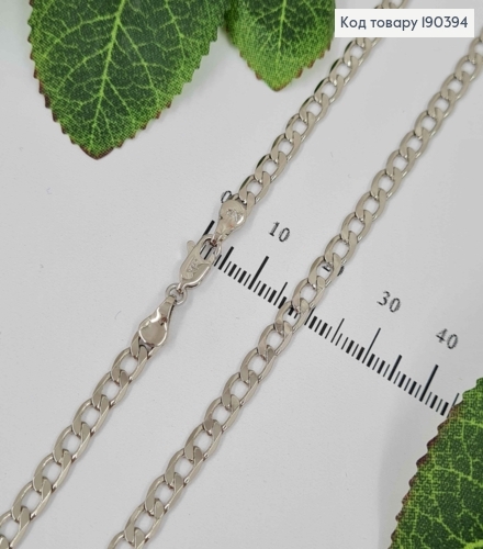 Цепочка родственная, панцирное петение, шир. 3,5мм, дл. 55см, Xuping 190394 фото 1