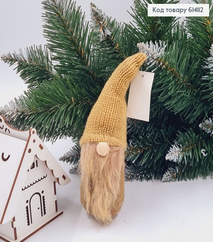 Гном Хаки тканевой с наполнителем, 20см 614112 фото 1