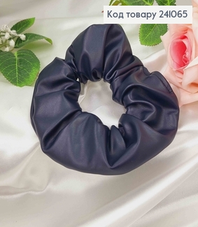 Резинка ЕКОшкіра 11см, ТЕМНО-СИНЯ, ручна робота, Україна 241065 фото