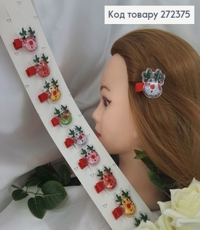 Заколка детская стрела Олень 3,5см, 10шт/уп. 272375 фото