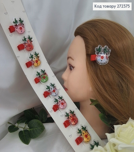 Заколка детская стрела Олень 3,5см, 10шт/уп. 272375 фото 1