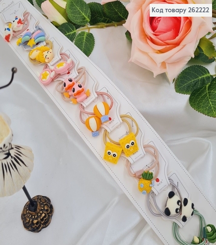 Резинки (20шт)  Мультяшные фигурки в асорт. 262222 фото 1