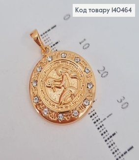 Кулон Дева с камешками  Xuping  18К 140464 фото