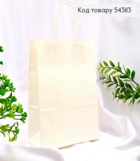 Пакет крафтовый 16*22*8см Белый 543113 фото