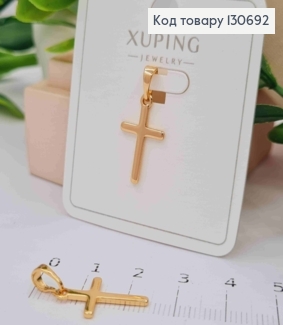 Крестик классический, 1,9*1,1см Xuping 18K 130692 фото