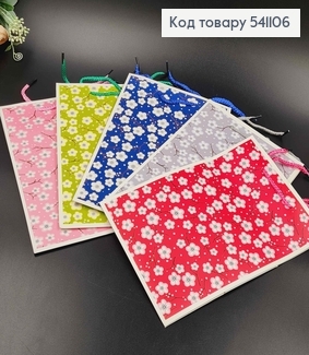 Пакет бумажный "Хлопок" 17,5*25,5*17см в ассорт. 541106 фото