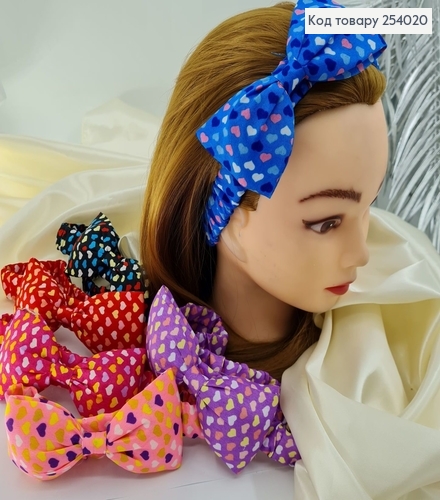 Повязка в с ердца с бантиком в асс. 254020 фото 1