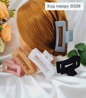 Краб каучук, велюр, прямоугольный, цвета в ассорт. 10,5см 213219 фото